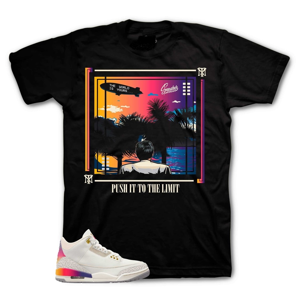 Jordan Retro 3 Sunset J Balvin Unisex T-shirt Gift For Fan